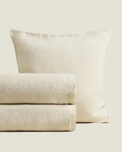 Washed Linen Bedspread (400 Gsm)