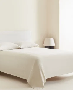 Washed Linen Bedspread (400 Gsm)