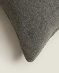 Washed Linen Throw Pillow Cover