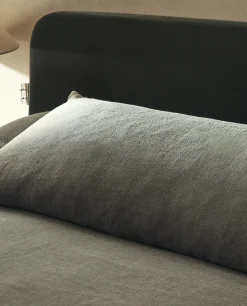 Washed Linen Throw Pillow Cover
