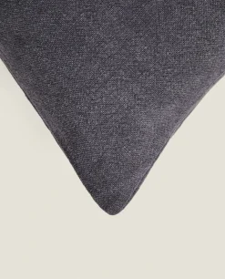 Washed Linen Throw Pillow Cover