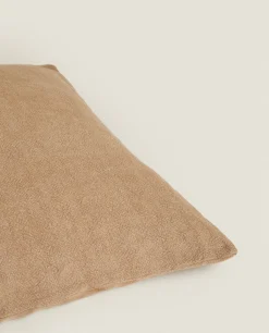 Washed Linen Throw Pillow Cover