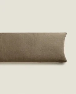 Washed Linen Throw Pillow Cover