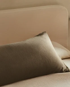 Washed Linen Throw Pillow Cover