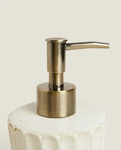Wavy Ceramic Soap Dispenser