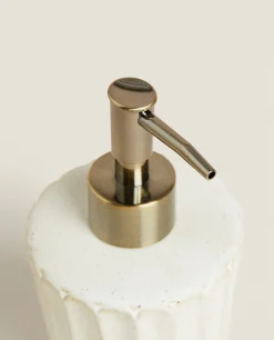 Wavy Ceramic Soap Dispenser
