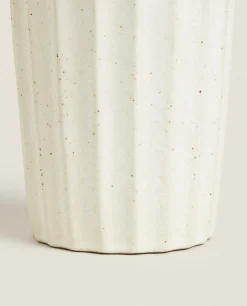 Wavy Ceramic Soap Dispenser