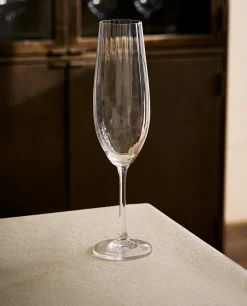 Wavy Flute Glass