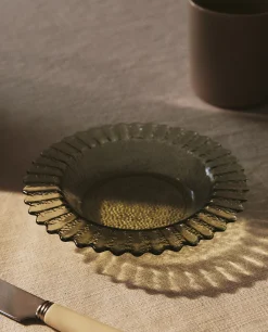 Wavy Glass Bowl