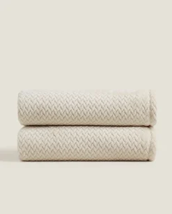 Weave Textured Fleece Blanket