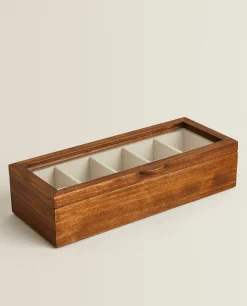 Wood And Linen Watch Box