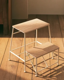 Wood Stool | Ladder