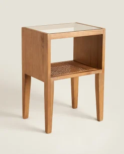 Wooden Bedside Table