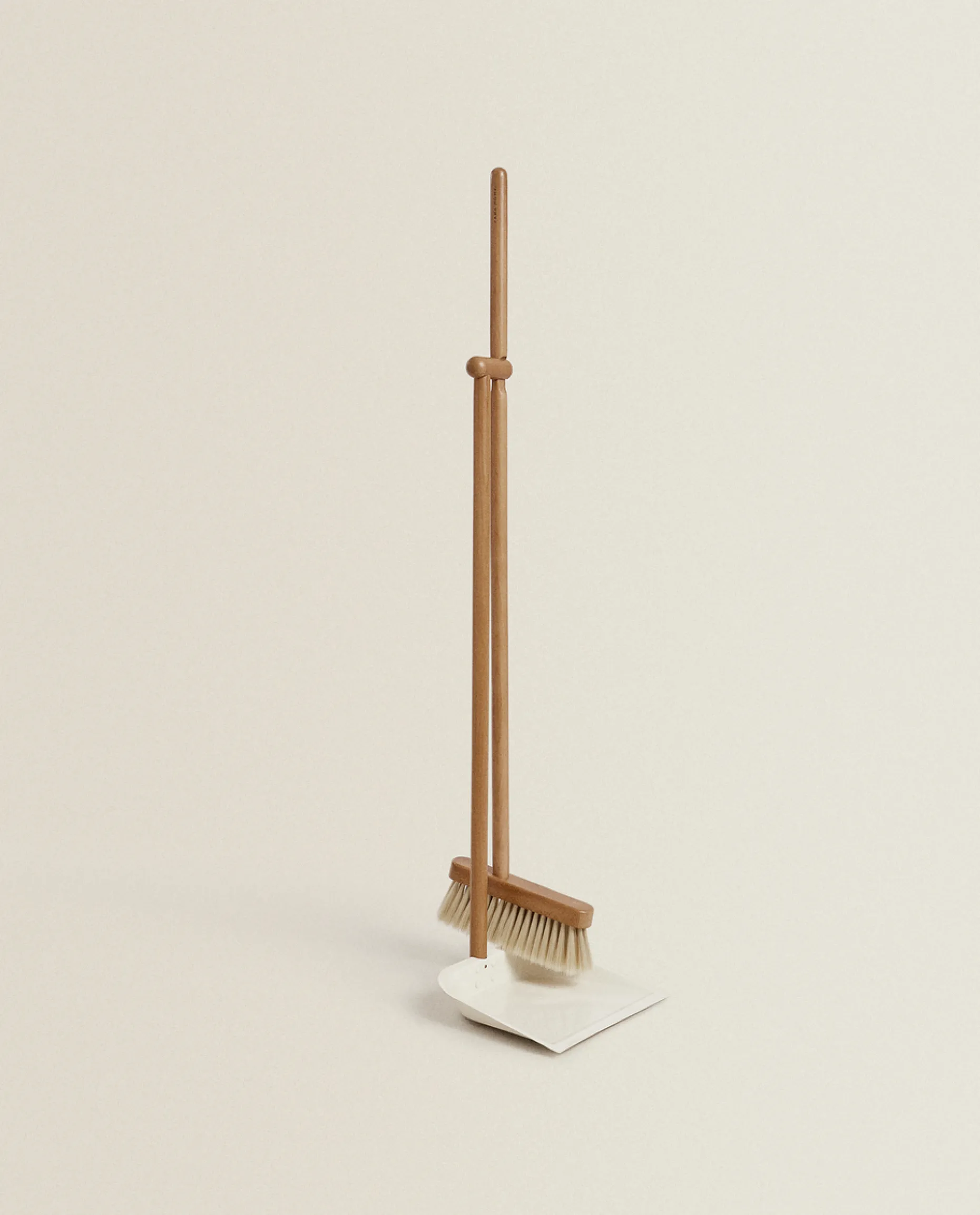 Wooden Dustpan And Brush Set