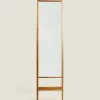 Wooden Full Length Mirror With Stand
