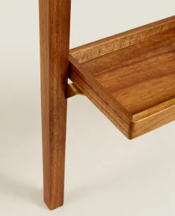 Wooden Full Length Mirror With Stand