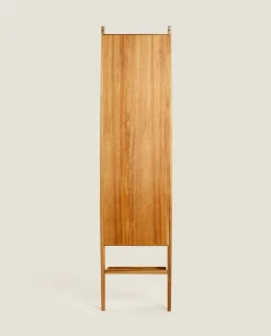 Wooden Full Length Mirror With Stand