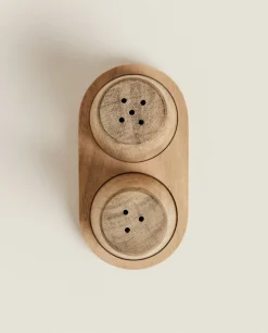 Wooden Salt And Pepper Shaker Set