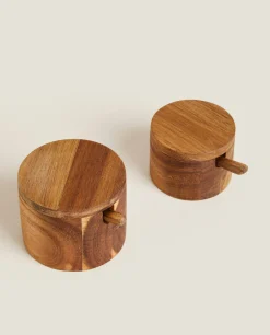 Wooden Sugar Bowl