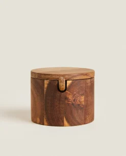 Wooden Sugar Bowl