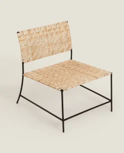 Woven Rattan Metal Chair