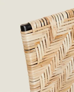 Woven Rattan Metal Chair