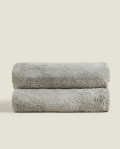 Xl Fuzzy Faux Fur Blanket