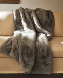 Xl Fuzzy Faux Fur Blanket